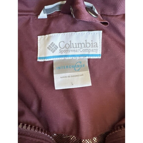 Columbia Women's Extended Bugaboo II Fleece Interchange Maroon Size L - Picture 3 of 13